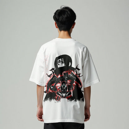 [Back Print] Itachi - Premium Oversized T-Shirt